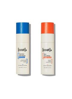 Coats Skincare Glow Duo Glow Intensifying Cream Serum 1.1 Oz + Hydration Intensifying Gel Serum 1.1 Oz Clinically Proven To Provide Allday Hydration + Brighten Dry & Combination Skin  - Image 1