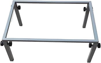 Square Type Aari Work Embroidery Metal Stand 24 X 16 Size Aari Embroidery Hoops with 24Clip Set Aari Embroidery Stand Alternative for Hoops - Image 2