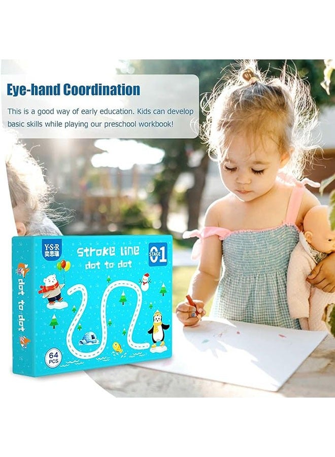 general Pen control training and calligraphy, learning to write line drawing workbooks, handwriting and drawing training, early education fun children's toys - Image 3