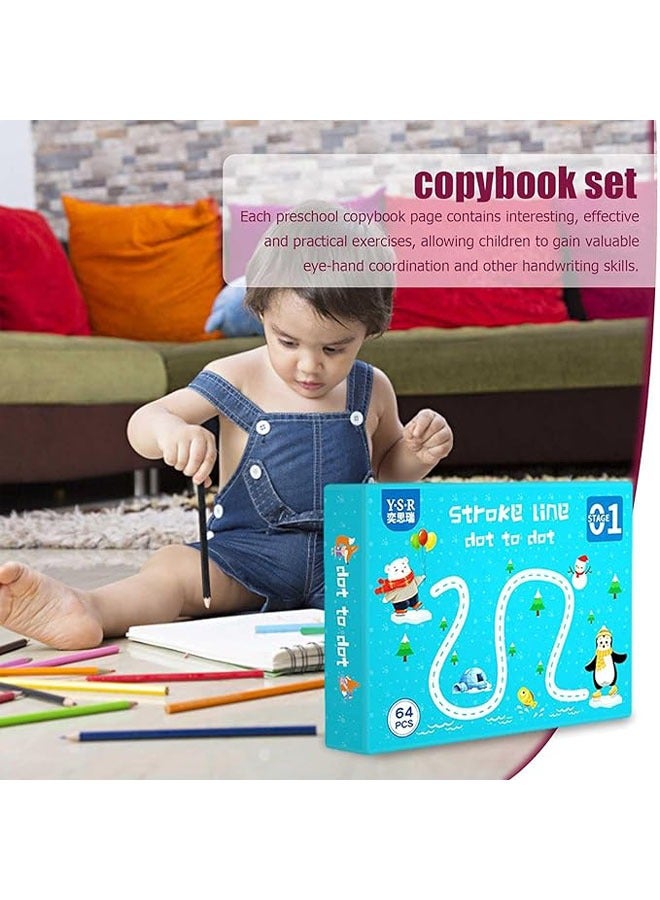 general Pen control training and calligraphy, learning to write line drawing workbooks, handwriting and drawing training, early education fun children's toys - Image 4