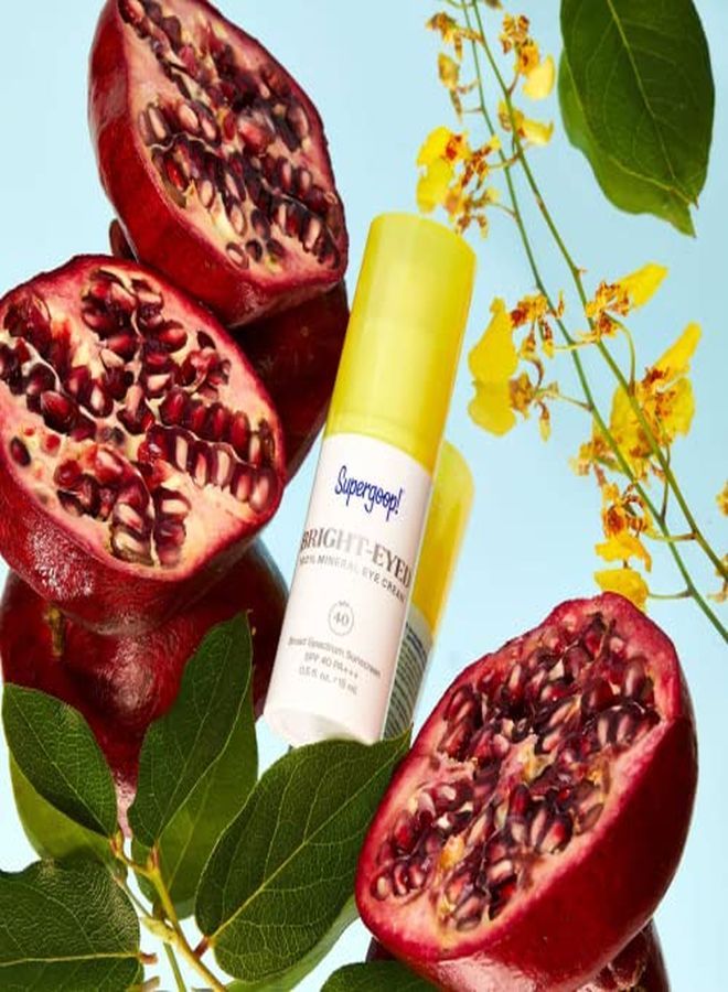 Supergoop! Brighteyed 100% Mineral Eye Cream 05 Fl Oz Spf 40 Pa+++ Hydrating & Illuminating Mineral Sunscreen Wrinklereducing Under Eye Cream For Dark Circles & Puffiness Revives Tired Eyes - Image 5