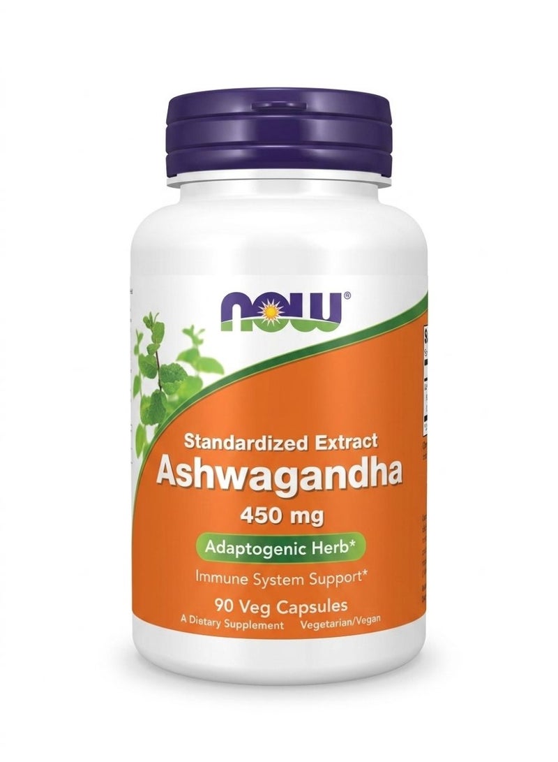 Ashwagan 450mg Ayurvedic Adaptogen Dietary Supplement 90 Veg