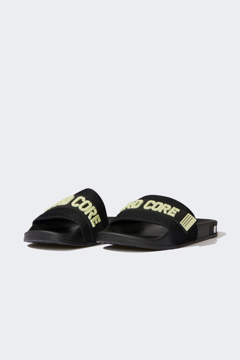 DeFacto Black Man Flat Sole Slipper Casual - Image 1