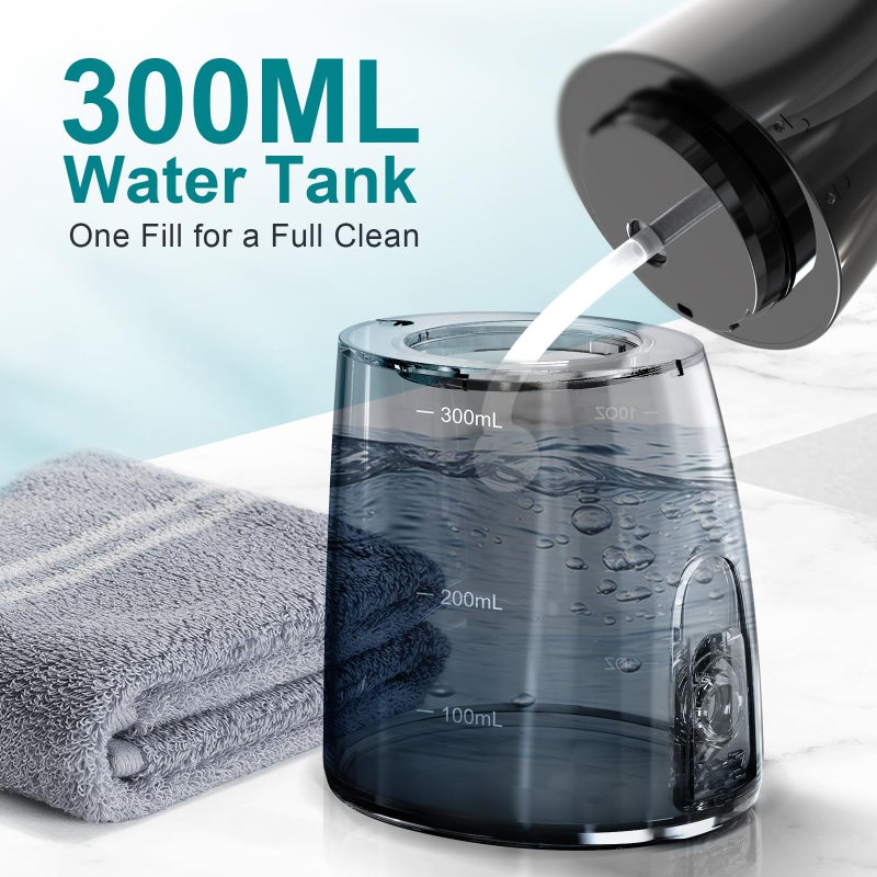 Nicefeel Cordless Water Dental Flosser â€“ 300ML BPA-Free Portable Oral Irrigator, 3 Cleaning Modes, Fast Charge, IPX7 Waterproof for Teeth, Gums & Tonsil Stones â€“ Home & Travel Use - Image 5