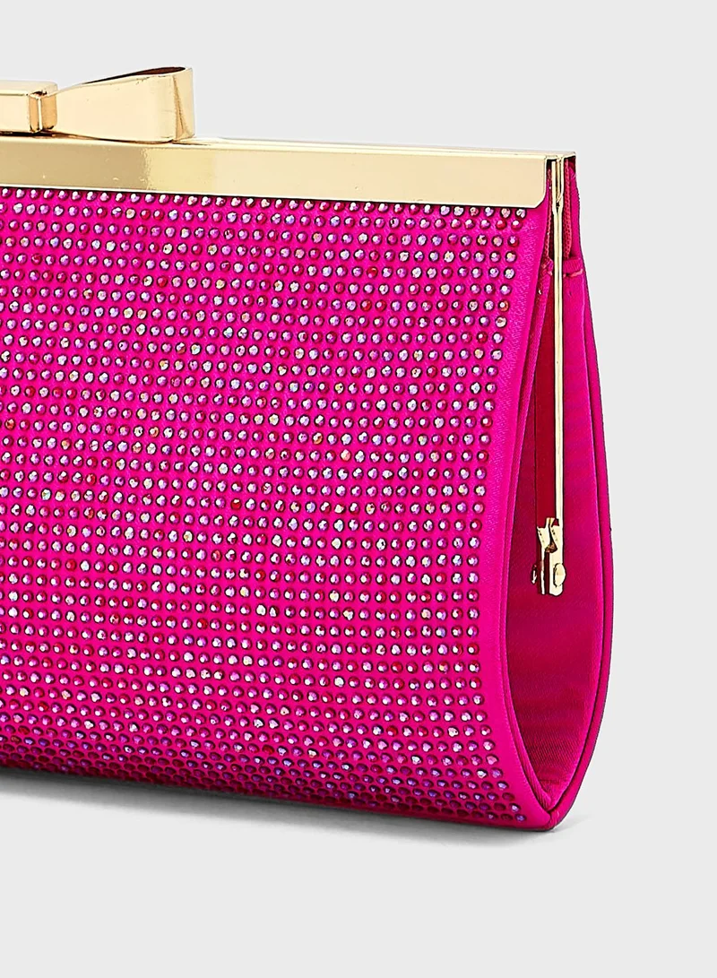 MENBUR Magnet Lock Clutch Bag