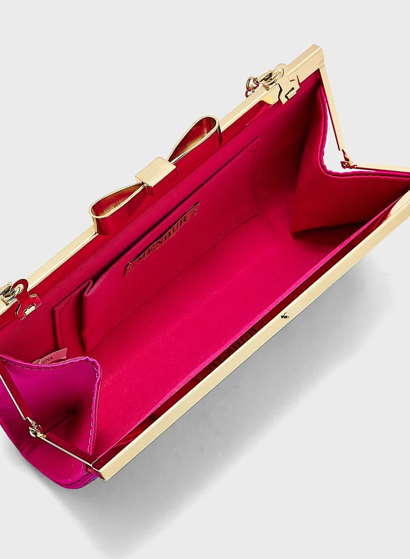 MENBUR Magnet Lock Clutch Bag