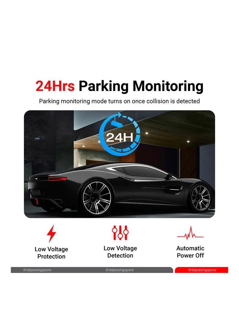 ddpai - DDPAI MINI5 4K Front Dash Cam Car Camera with 4G SIM Card and Tracking Function with 64GB Built-in Memory - Image 1