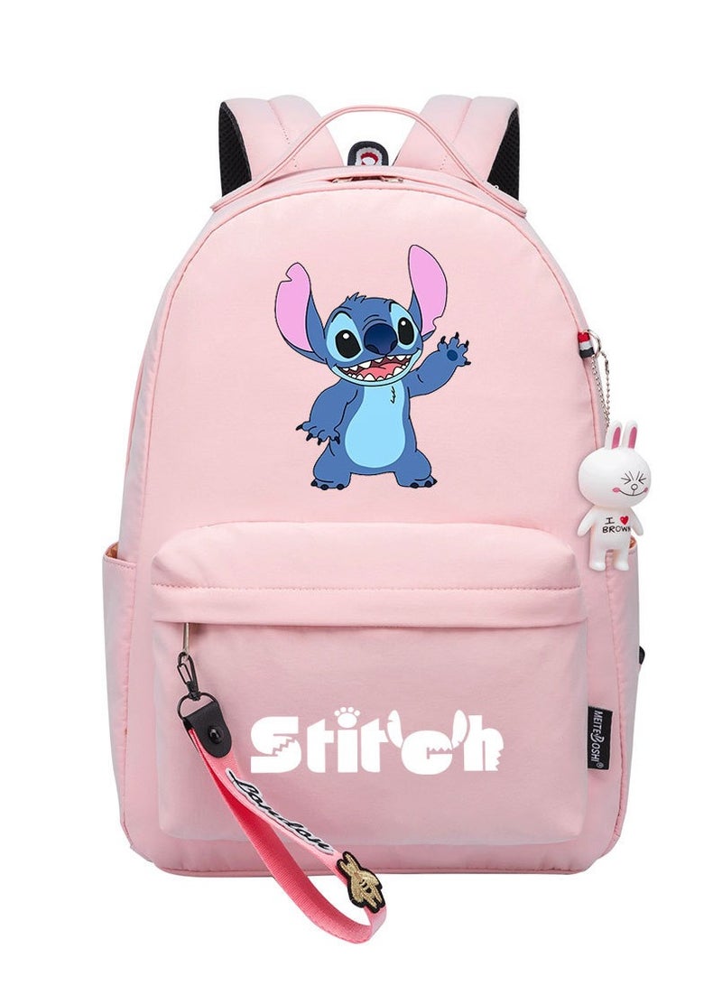 ستيتش حقيبة ظهر كارتون شبابية ذات سعة كبيرة للرجال والنساء