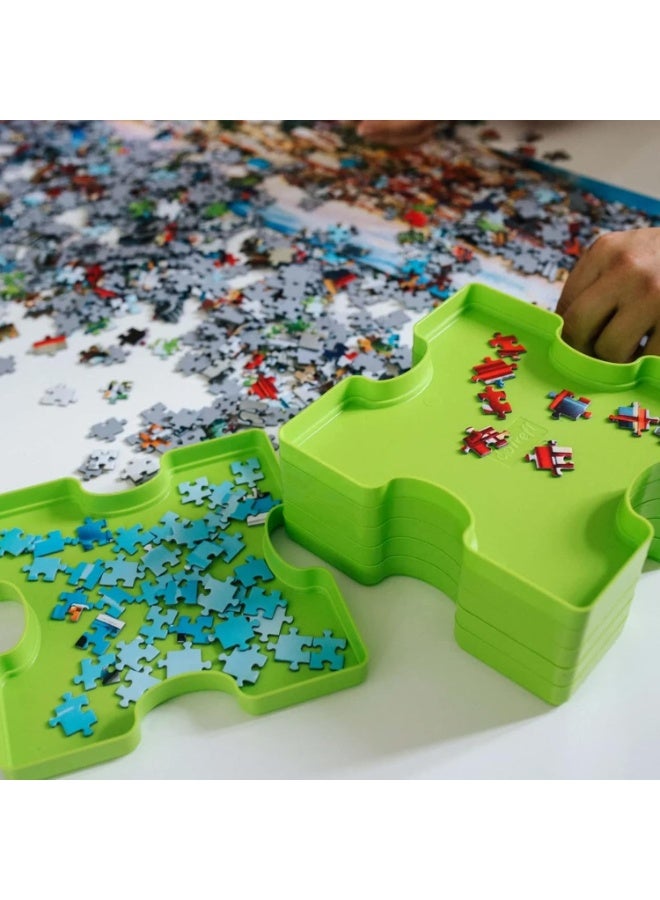 Trefl Puzzle sorter, Sorting Trays aid Allows Safe Storage and Transport of Puzzle containers - Image 4