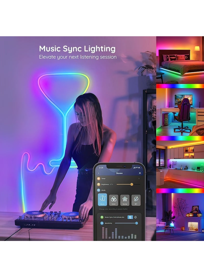Goldfish - LED Strip RGB 2.4G Bluetooth Multi-Color Light Strip-Ambient Atmosphere Light Strip-Background Wall Light Strip - Image 1