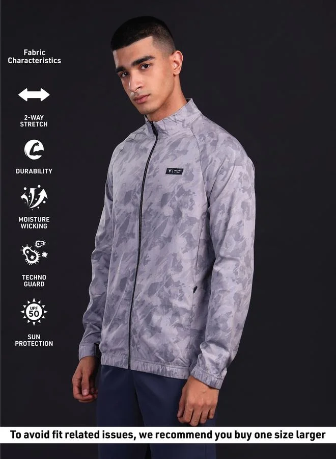 Technosport SOLID 2-WAY STRETCH WOVEN JACKET FS by Styli
