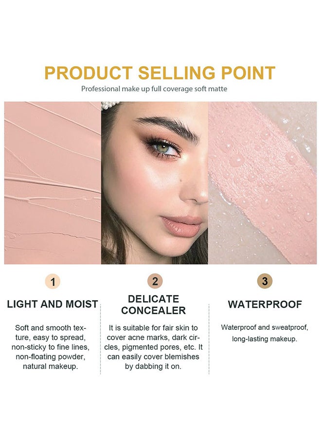 Julystar Liquid Concealer, Mutil-Use Full Coverage Concealer and Color Corrector For Acne Dark Spots Blemishes And Under Dark Circles, Waterproof Long Lasting, 2ML  - Image 3