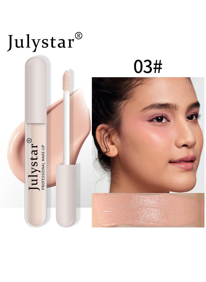 Julystar Liquid Concealer, Mutil-Use Full Coverage Concealer and Color Corrector For Acne Dark Spots Blemishes And Under Dark Circles, Waterproof Long Lasting, 2ML  - Image 2