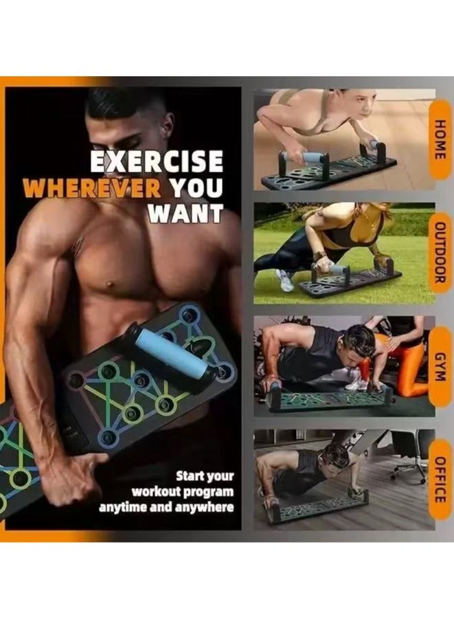 founder fitness Push Up Board, Portable Exercise Equipment, Multi Workout Push-Up Board, Full Body Workout at Home - Image 2