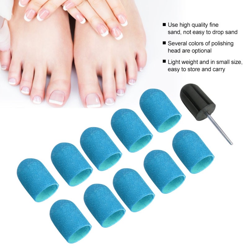 Nail Art Sanding Band: Green High-Quality Fine Sand - Durable Easy To Operate Nail Grinding Tool for Home Manicure & On-The-Go Nail Care - Image 3