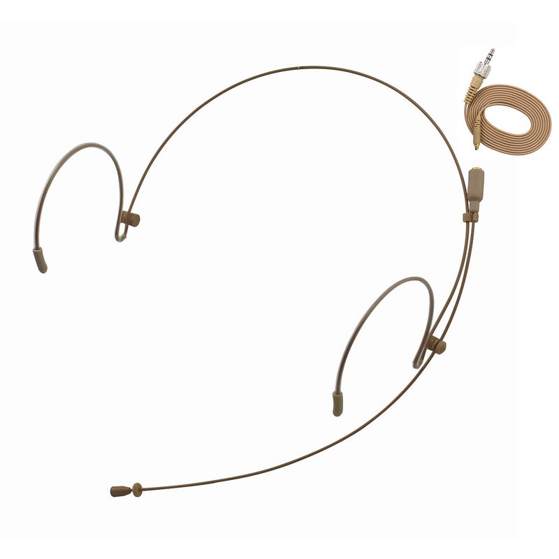 JK J K Professional Headset/Headworn Microphone MIC-J 071S Compatible with Sennheiser Wireless System - Omnidirectional Mic - Super Lightweight & Creative Design & Smallest Cartridge - Image 1