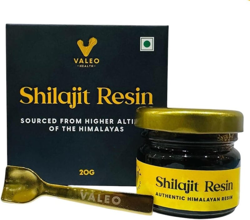 Valeo Shilajit Resin 20g â€“ Pure Himalayan Shilajit for Men's Strength, Stamina & Energy Boost - Image 1