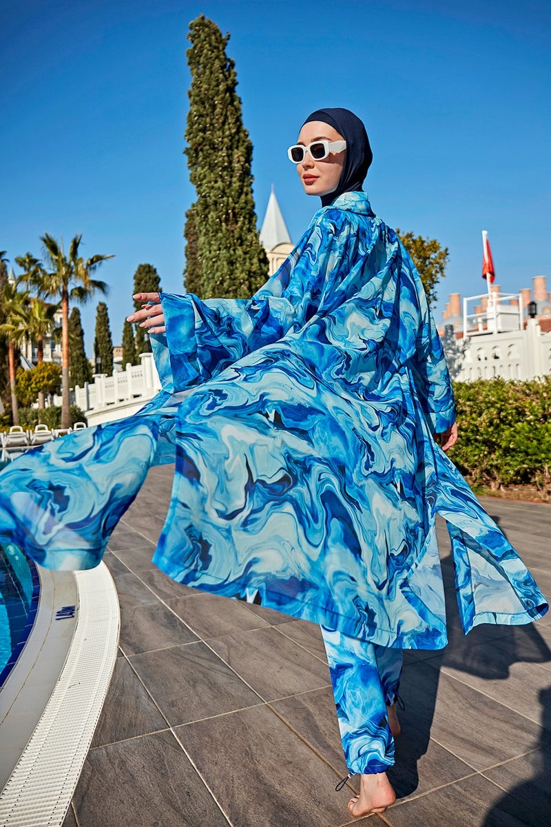 Remsa Mayo Remsa Swimsuit Remsa Modest Swimsuit Over Single Kaftan Kimono Pareo RP010 Nil  - Image 2