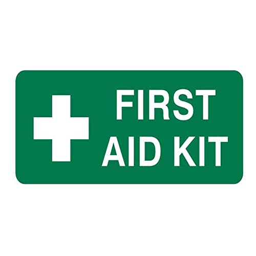 Haobase 2 Pcs First Aid Kit Signs Self Adhesive Vinyl Sticker 20 cm x 10 cm - Image 3