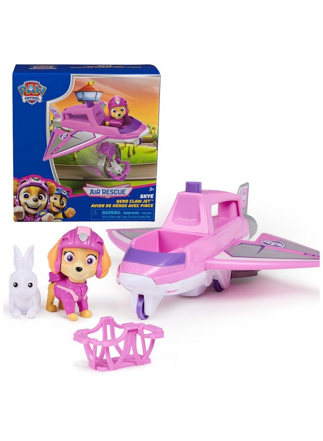 PAW Patrol: Air Rescue Skye Action Figure & Hero Claw Jet Plane with Retractable Claw, Rescue Basket & Bunny, Kids Toys for Boys & Girls Ages 3+ - Image 1