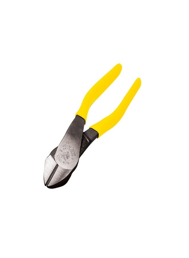 Klein Tools D2000-49 Pliers, Diagonal Cutting Pliers with Heavy-Duty Cutting Knives, Short Jaws and Dual Material Grips, 9-Inch, Yellow - Image 3
