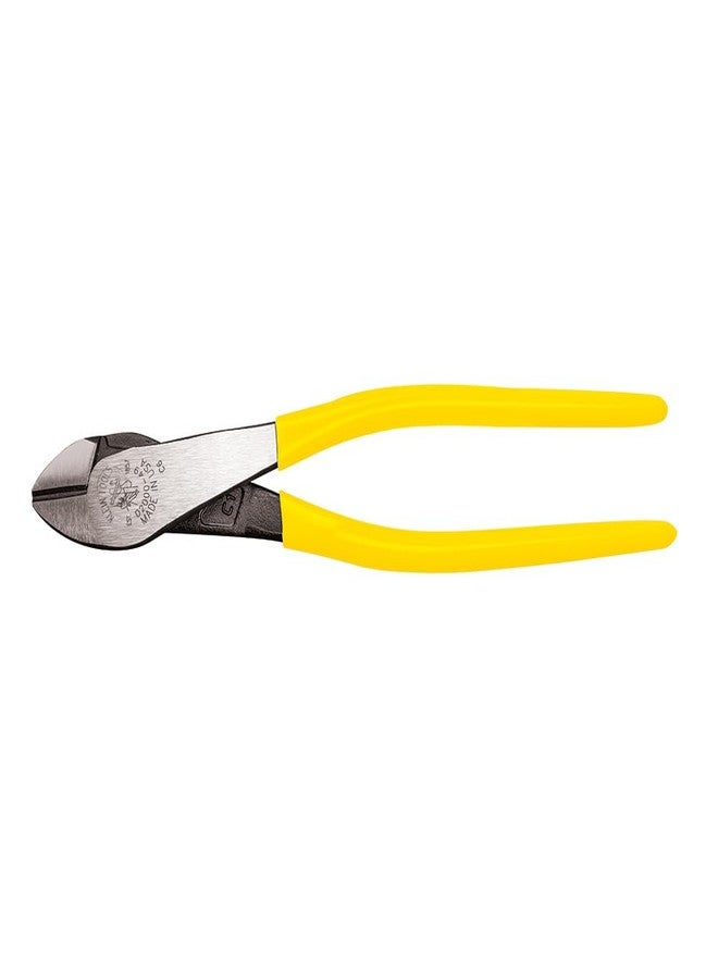 Klein Tools D2000-49 Pliers, Diagonal Cutting Pliers with Heavy-Duty Cutting Knives, Short Jaws and Dual Material Grips, 9-Inch, Yellow - Image 1