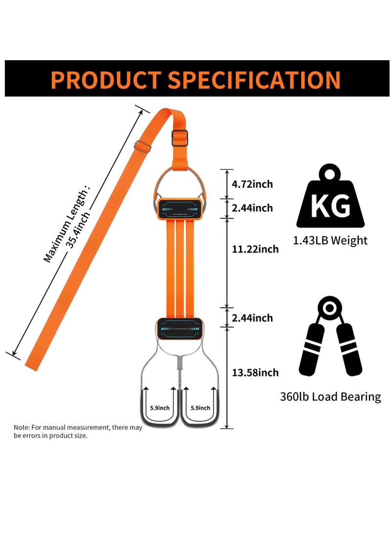 Excefore Pull Up Assistance Bands Pull up Bands Assistance Straps with Fabric Feet Rest Strength Training Equipment for Home Gym - Image 5