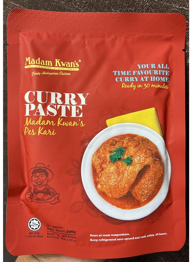 MADAM KWAN'S CURRY PASTE 200g - Image 1