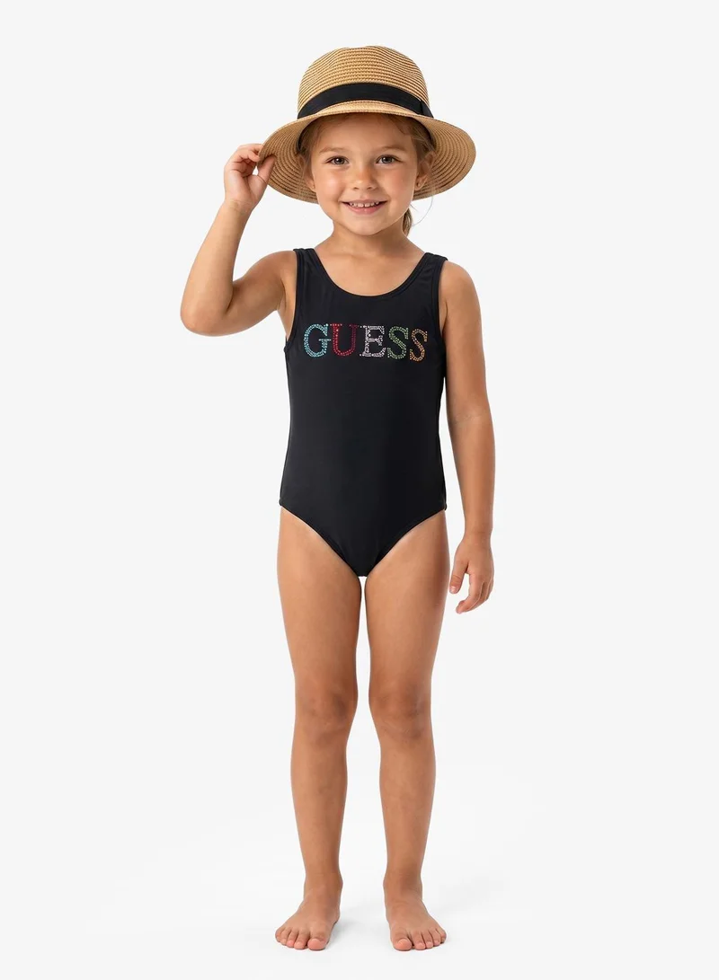 GUESS Youth Logo One Piece Swimsuit