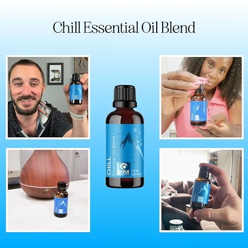 Maple Holistics Mint Essential Oil Blend - Refreshing Mint Oil Diffuser with Cooling Peppermint Spearmint Bergamot and Eucalyptus Oils - Pure Aromatherapy Oils - Image 2