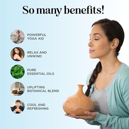 Maple Holistics Mint Essential Oil Blend - Refreshing Mint Oil Diffuser with Cooling Peppermint Spearmint Bergamot and Eucalyptus Oils - Pure Aromatherapy Oils - Image 3