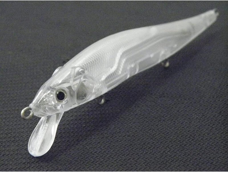 wLure 10 Blank Unpainted Minnow Crankbait Topwater Lipless Jerkbait Fishing Lures - Image 3