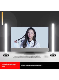 General Live Light Filling Computer Anchor Desktop Dedicated Beauty Rejuvenation Studio Double Row LED Shaking Audio And Video Background-Specifications:【remote Control Model☆3000lm】 Double Row Fill Light (  - Image 1