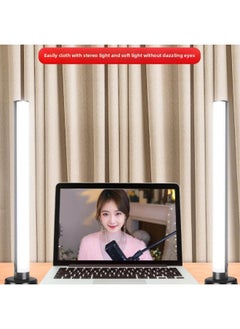 General Live Light Filling Computer Anchor Desktop Dedicated Beauty Rejuvenation Studio Double Row LED Shaking Audio And Video Background-Specifications:【remote Control Model☆3000lm】 Double Row Fill Light (  - Image 3