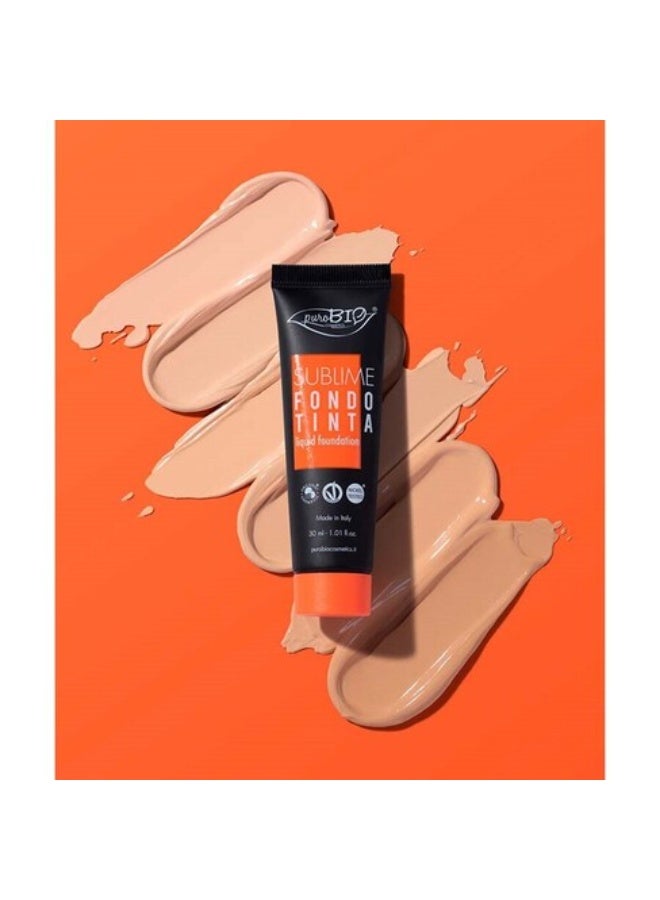 puroBio Sublime Liquid Foundation High and Modulable Coverage 04 30ml - Image 3