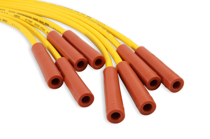 ACCEL 4071 Spark Plug Wire Set - Super Stock Graphite Core 8mm - Yellow - Image 4
