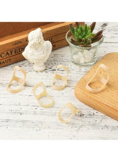 Sweet seven 5pcs Oval Finger Splint Set Finger Support and Straightener Brace for Trigger Finger Thumb, Middle, Pinky, Ring Finger Sizes Experience comfort and stability in 6, 7, 8, 9, and 10 sizes  - Image 2