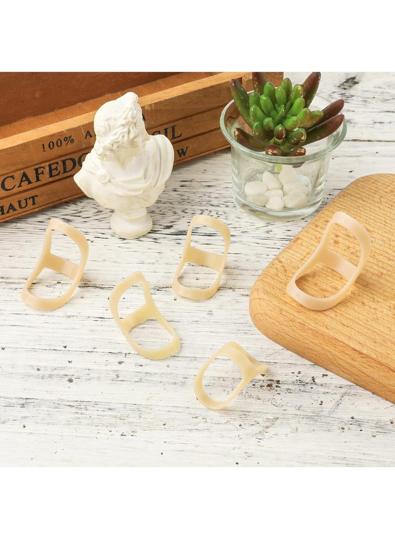 Sweet seven 5pcs Oval Finger Splint Set Finger Support and Straightener Brace for Trigger Finger Thumb, Middle, Pinky, Ring Finger Sizes Experience comfort and stability in 6, 7, 8, 9, and 10 sizes - Image 2