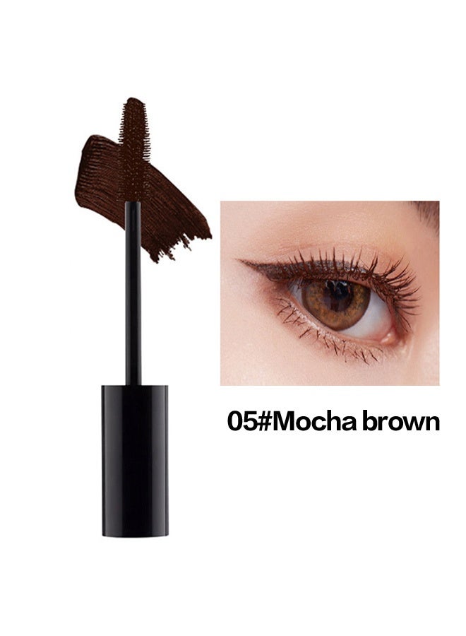 فيروني مسكارا فيروني بني مقاومة للماء، تعمل على تجعيد وتكثيف الرموش وإطالتها، ترفع وتمدد طول الرموش، مقاومة للتكدس، غير قابلة للتلطخ، ماسكارا لتجميل الرموش وتمديدها بألوان #5 - Image 2