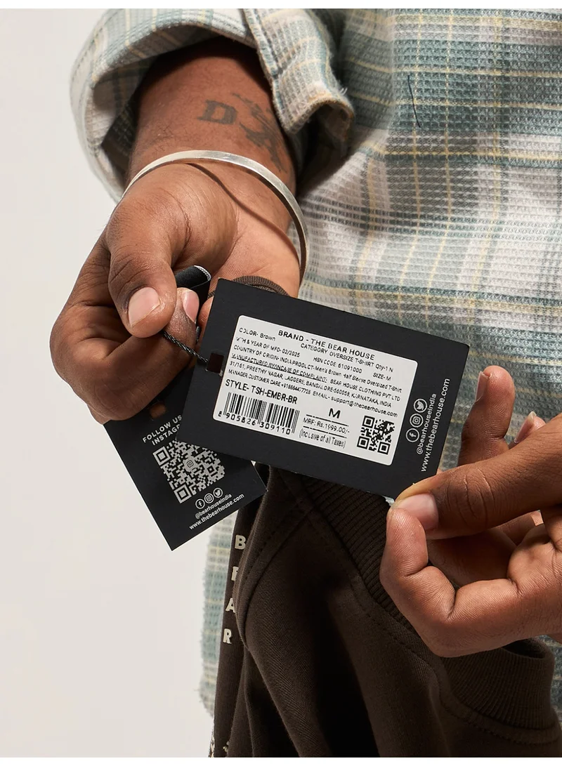 THE BEAR HOUSE  Men’s Short Sleeve T-Shirt | Casual, Comfortable & Stylish Everyday Wear | Perfect for Work, Travel, or Relaxed Outfits | Versatile All-Season Essential for Any Occasion for Men | Best Price UAE