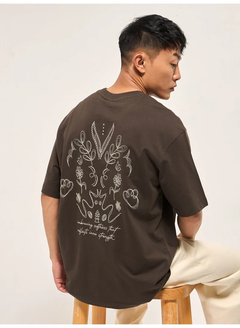 THE BEAR HOUSE  Men’s Short Sleeve T-Shirt | Casual, Comfortable & Stylish Everyday Wear | Perfect for Work, Travel, or Relaxed Outfits | Versatile All-Season Essential for Any Occasion for Men | Best Price UAE