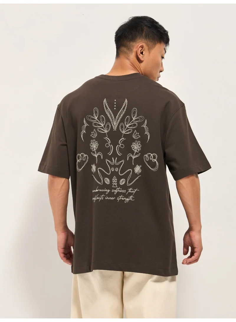 THE BEAR HOUSE  Men’s Short Sleeve T-Shirt | Casual, Comfortable & Stylish Everyday Wear | Perfect for Work, Travel, or Relaxed Outfits | Versatile All-Season Essential for Any Occasion for Men | Best Price UAE