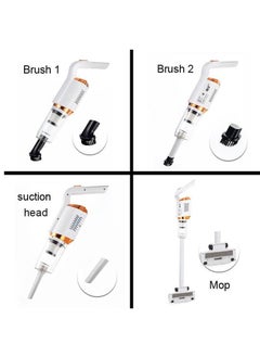 Mi techo Adjustable Rechargeable Cordless Vacuum Cleaner For Home Living Room Cars, Carpet, Kitchen, Portable Dry and Wet Household/Pet/for Cars Home Wireless Handheld Vacuum multicolor  - Image 5