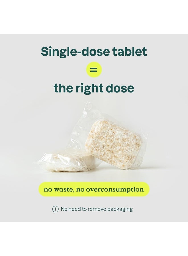 ATTITUDE Water Soluble Dishwasher Tablets, Removes Grime, Stuck-on Dirt and Grease for Sparkling Clean Results, Biodegradable, Vegan and Cruelty-Free, Unscented, 26 Tablets - Image 4