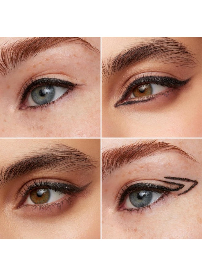 Wonderskin Wonderskin 1440 Longwear Black Glitter Waterproof Eyeliner Pencil - Sharpenable Eyeliner Pencil & Smudge Proof Eye Liner Pencils (Black Truffle) - Image 4