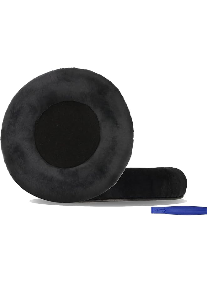 erorex Soft Velvet Dt 990 Pro Ear Pads Replacement Pro M Replacement Ear Cushion Cups Compatible With Beyerdynamic Dt990 Dt880 Dt770 Pro Headphones Velvet Black - Image 1