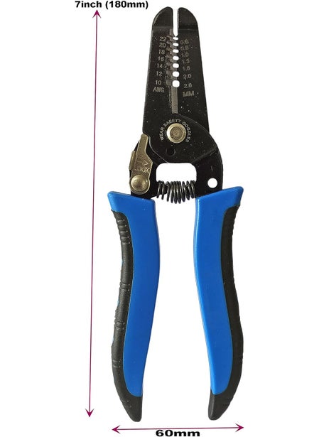 Inditrust Inditrust New 2 pcs Multi functional wire cutter Wire Stripper Cable Crimper Terminal Cutter Pliers Tool  - Image 3