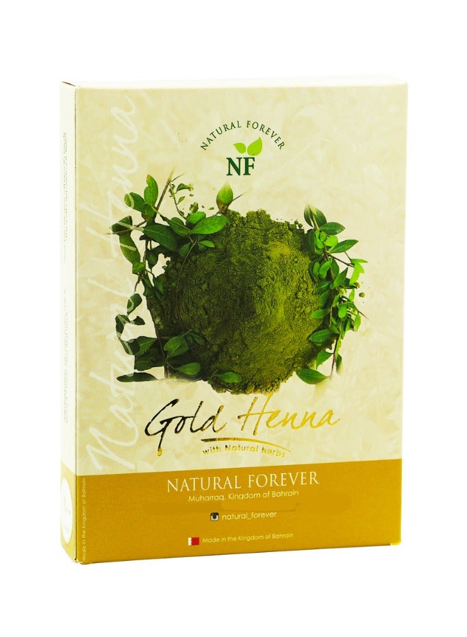 Natural Forever Gold Henna 250gm - Image 1
