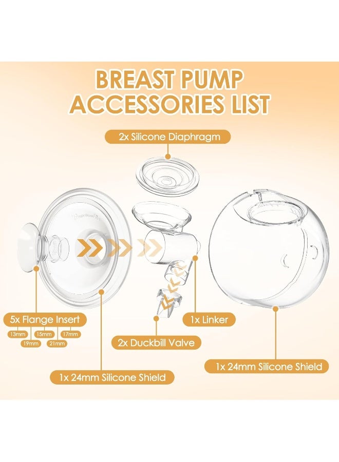 ULTRAFIRE 10PCS Flange Inserts 13/15/17/19/21mm for 24mm Flange/Shield of Most Pumps - Image 3