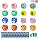 BONNYCO Yo Yo for Kids Pack 16 Jungle Animals Kids Party Favors Wooden Yoyo Bulk Safari Goodie Bags Stuffers 35 48 Goody Bag Stuffers Pinata Return Gifts for Birthday Party Classroom Prizes - Image 3